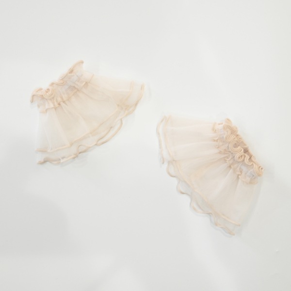 【25FW】チュール 付けフリル / アイボリー