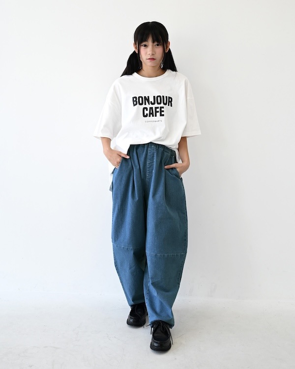 【フォブ】BONJOUR Tシャツ / ホワイト