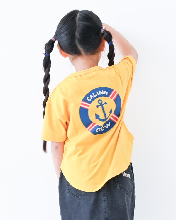 【セカンド】SALING CREW Tシャツ / イエロー
