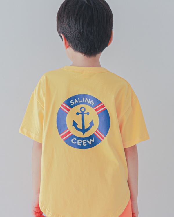 【セカンド】SALING CREW Tシャツ / イエロー