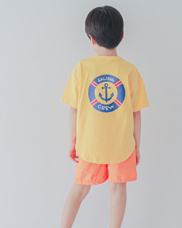 【セカンド】SALING CREW Tシャツ / イエロー