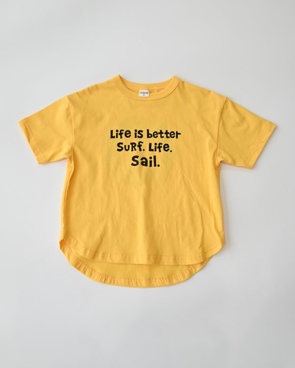 【セカンド】SALING CREW Tシャツ / イエロー