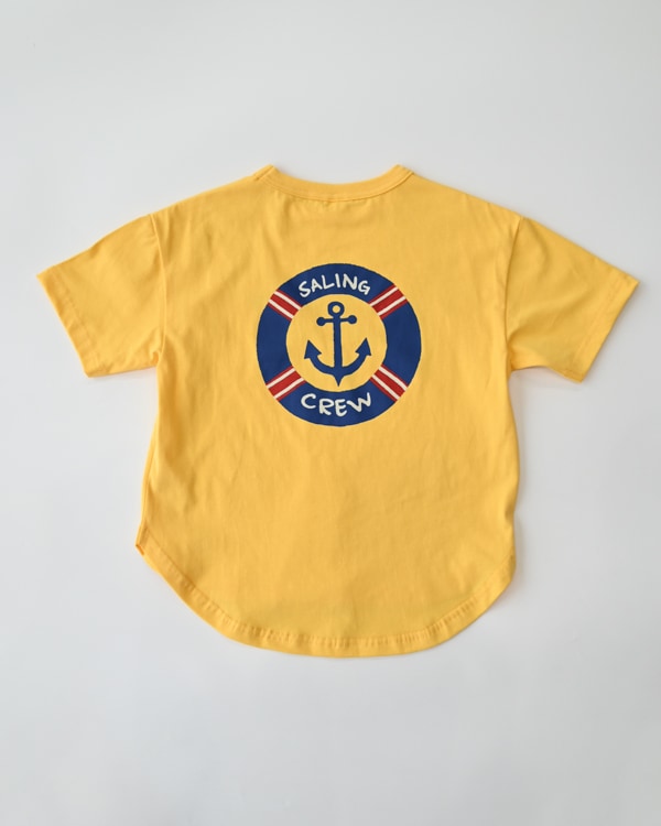 【セカンド】SALING CREW Tシャツ / イエロー