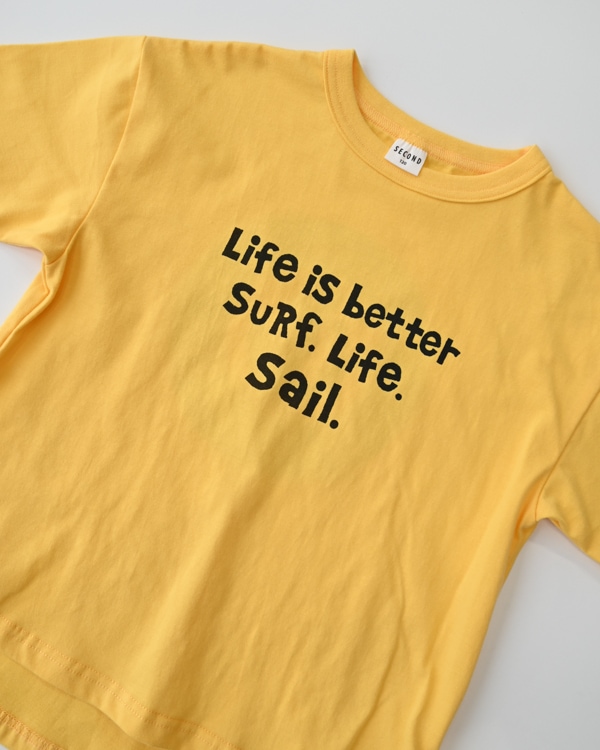 【セカンド】SALING CREW Tシャツ / イエロー