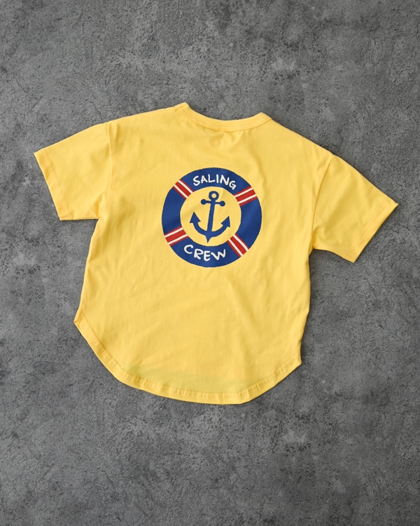 【セカンド】SALING CREW Tシャツ / イエロー