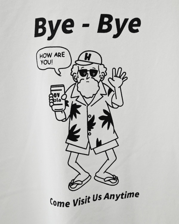 【フォブ】Bye Bye Tシャツ / チャコールグレー  