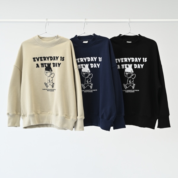 【25FW】EVERYDAY トレーナー / ネイビー