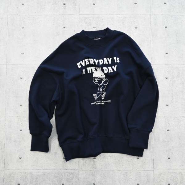 【25FW】EVERYDAY トレーナー / ネイビー