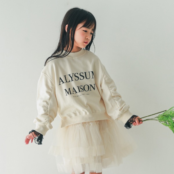 【25FW】チュール付けフリル / ブラック