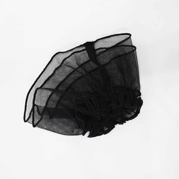 【25FW】チュール付けフリル / ブラック