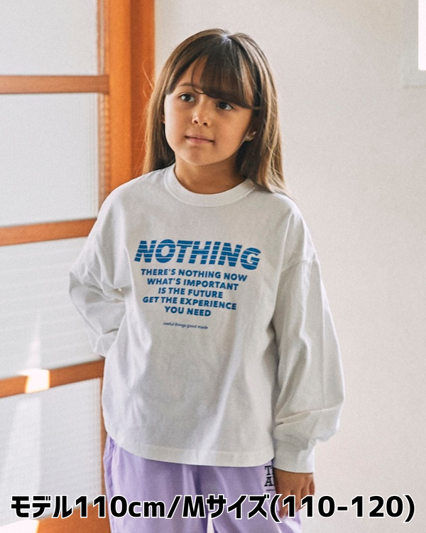 【ジェネレーター】NOTHING L/S Tシャツ / ホワイト