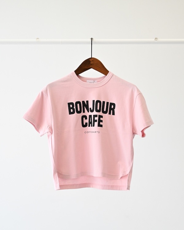 【フォブ】BONJOUR Tシャツ / ピンク