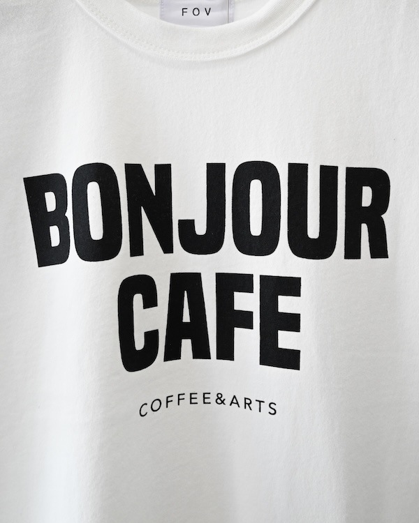 【フォブ】BONJOUR Tシャツ / ピンク