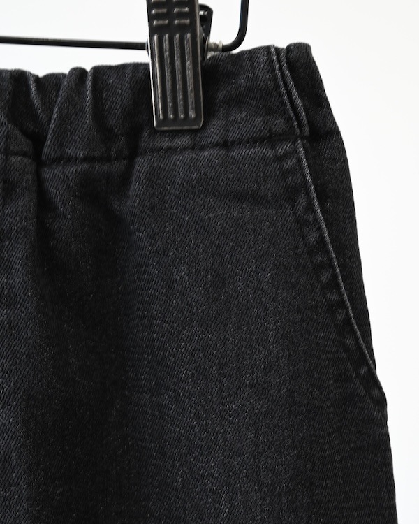 【アンディニー】デニムショートスカート / ブラック