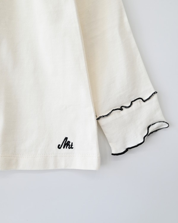 【エヌエイチテー】メロー ロングTシャツ / オフホワイト