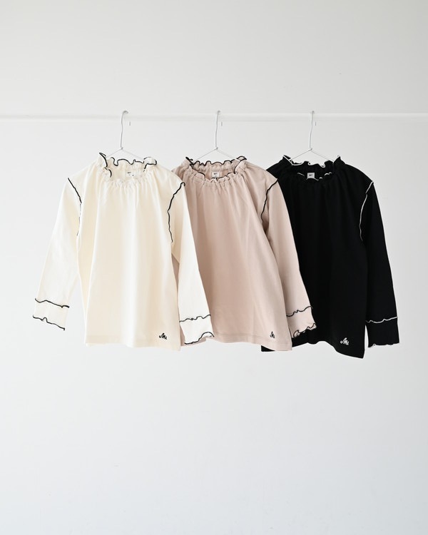 【エヌエイチテー】メロー ロングTシャツ / オフホワイト