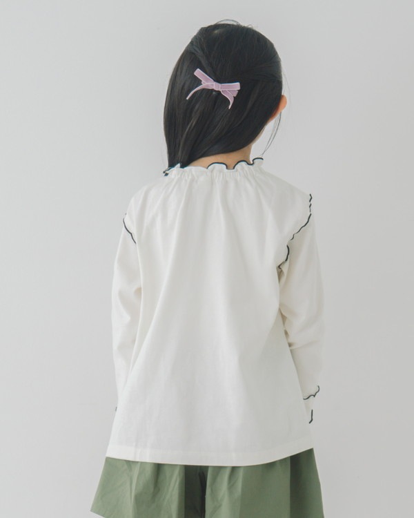 【エヌエイチテー】メロー ロングTシャツ / オフホワイト