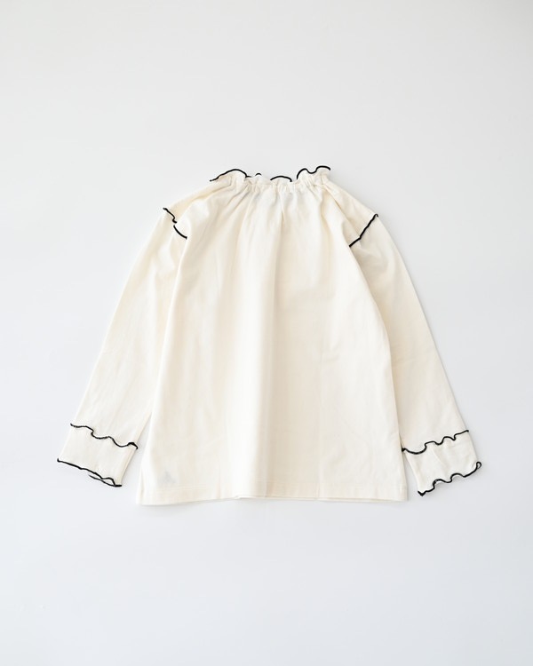 【エヌエイチテー】メロー ロングTシャツ / オフホワイト