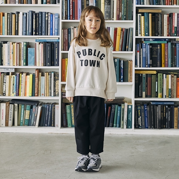 【25FW】PUBLIC トレーナー / アイボリー