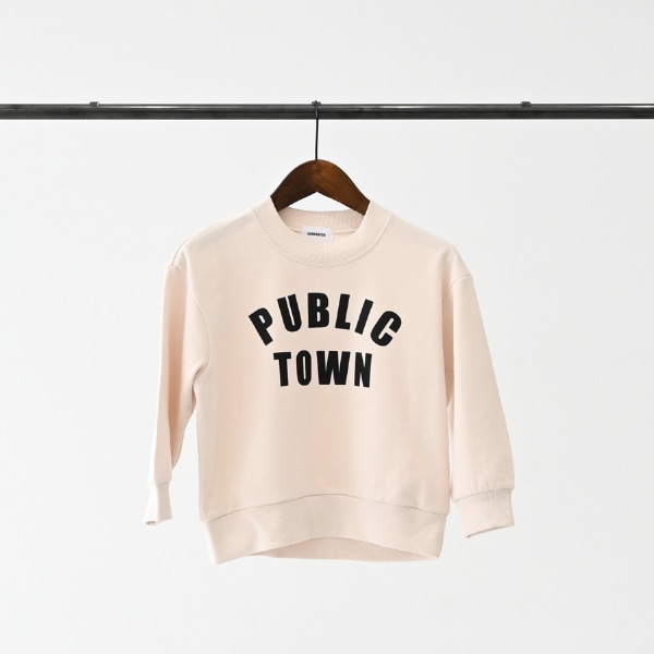 【25FW】PUBLIC トレーナー / アイボリー