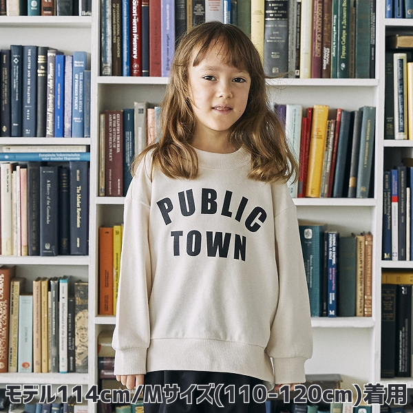 【25FW】PUBLIC トレーナー / アイボリー