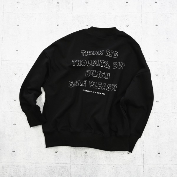 【25FW】EVERYDAY トレーナー / ブラック
