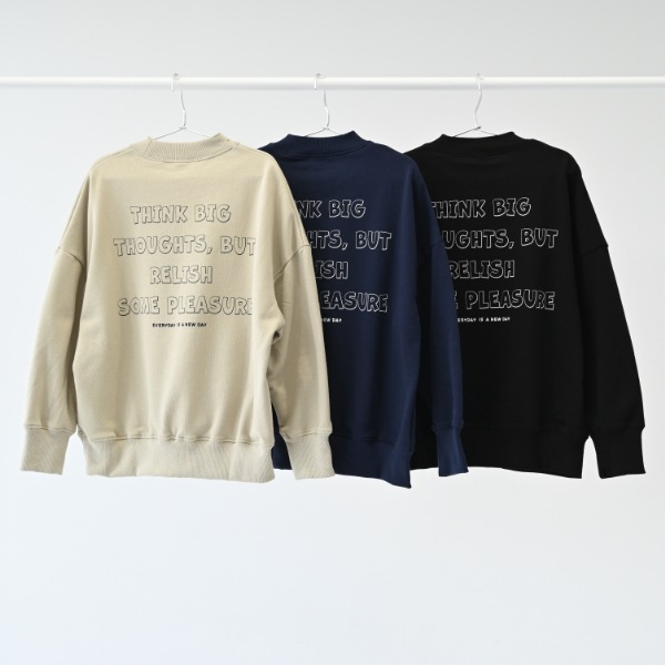 【25FW】EVERYDAY トレーナー / ブラック