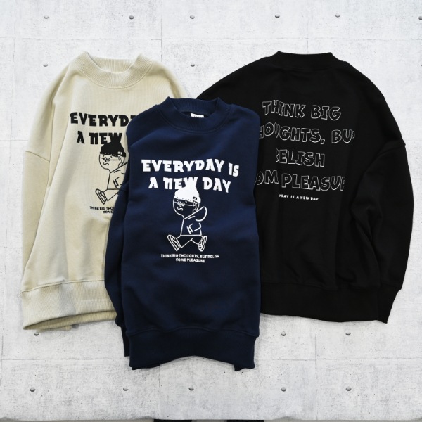 【25FW】EVERYDAY トレーナー / ブラック