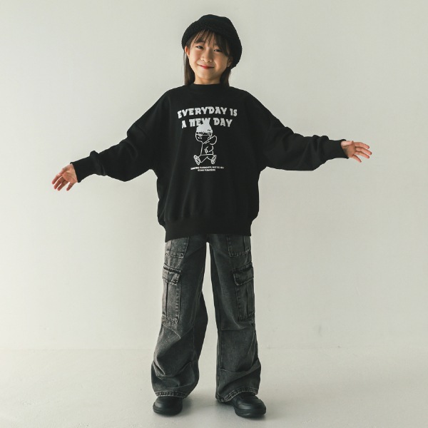 【25FW】EVERYDAY トレーナー / ブラック