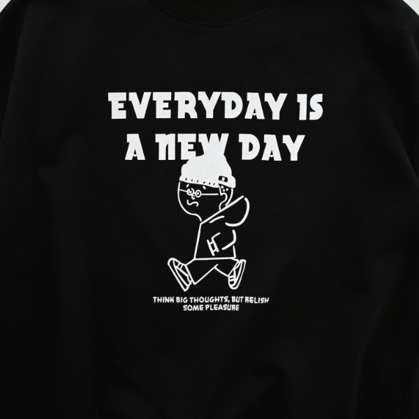 【25FW】EVERYDAY トレーナー / ブラック