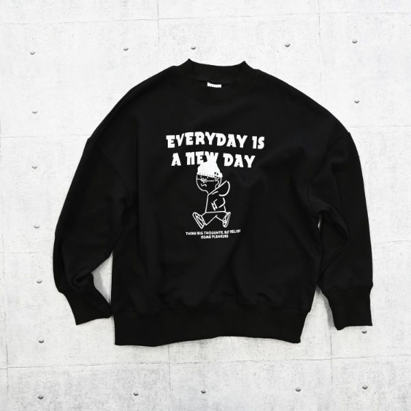 【25FW】EVERYDAY トレーナー / ブラック