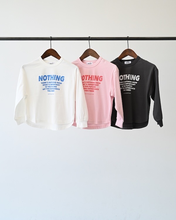 【ジェネレーター】NOTHING L/S Tシャツ / ピンク