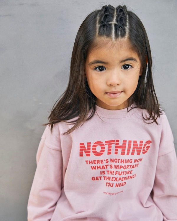 【ジェネレーター】NOTHING L/S Tシャツ / ピンク