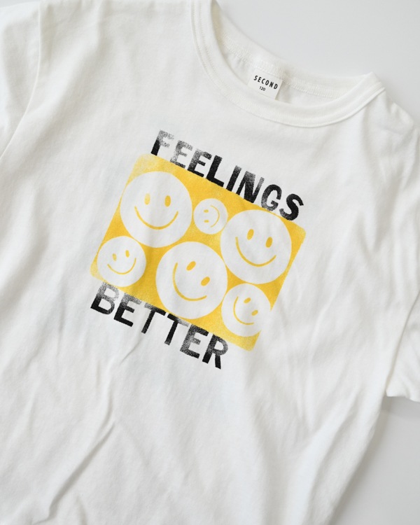 【セカンド】SMILE Tシャツ / オフホワイト