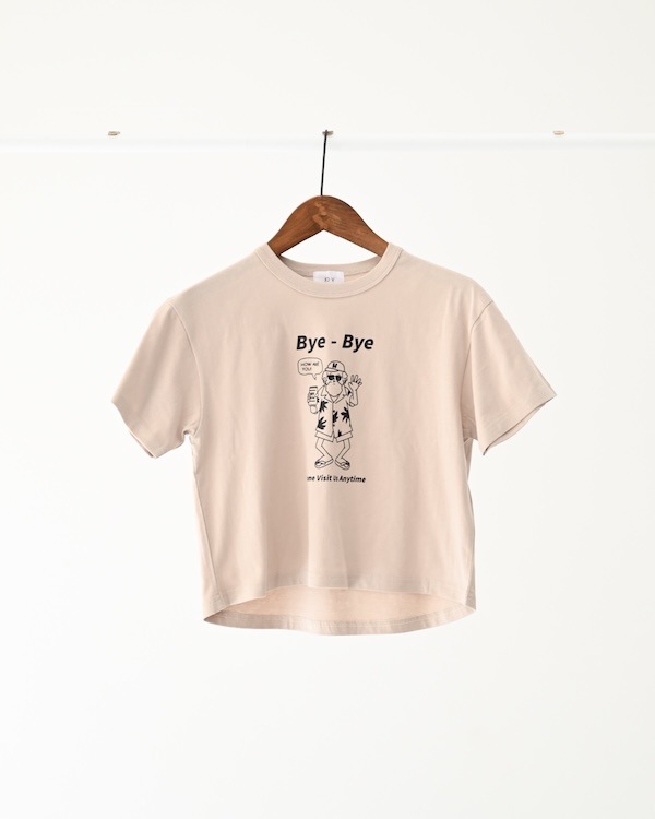 【フォブ】Bye Bye Tシャツ / グレージュ  