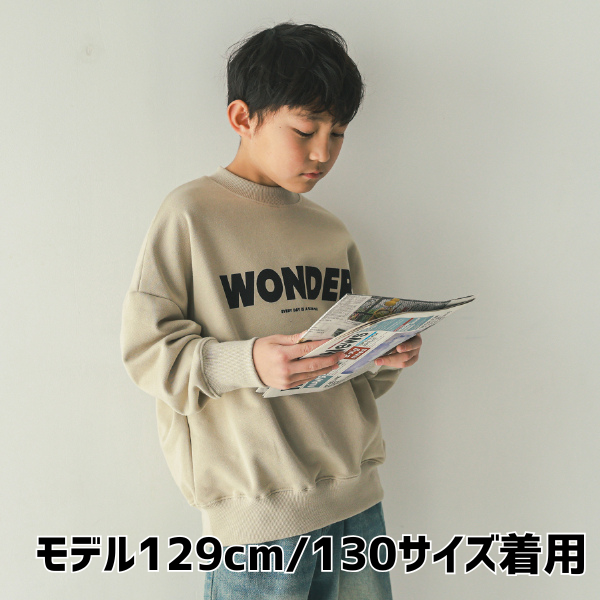 【25FW】WONDER トレーナー / サンド