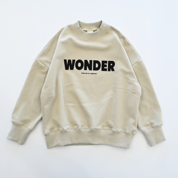 【25FW】WONDER トレーナー / サンド