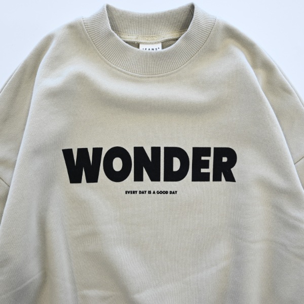 【25FW】WONDER トレーナー / サンド