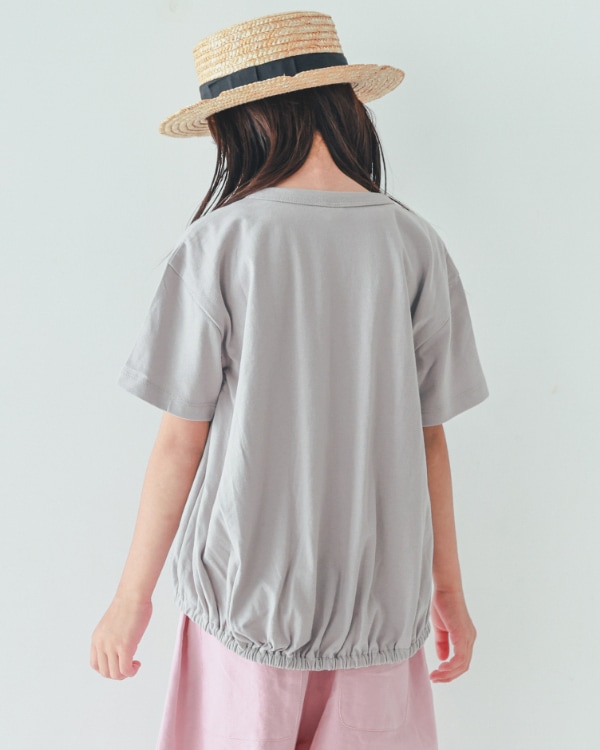 【エヌエイチティー】CatバルーンＴシャツ / グレー