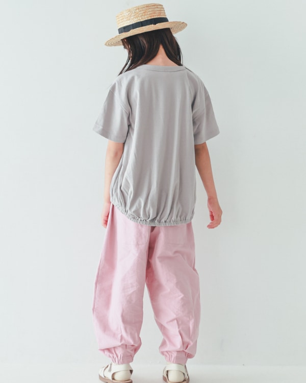 【エヌエイチティー】CatバルーンＴシャツ / グレー