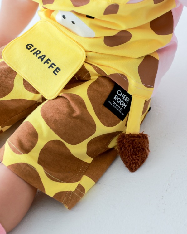 【26SS】きりん Tシャツ / ピンク