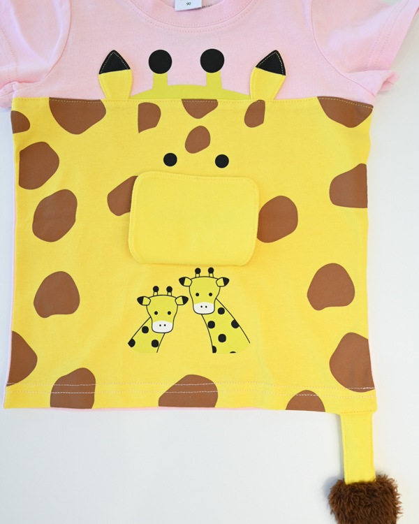 【26SS】きりん Tシャツ / ピンク