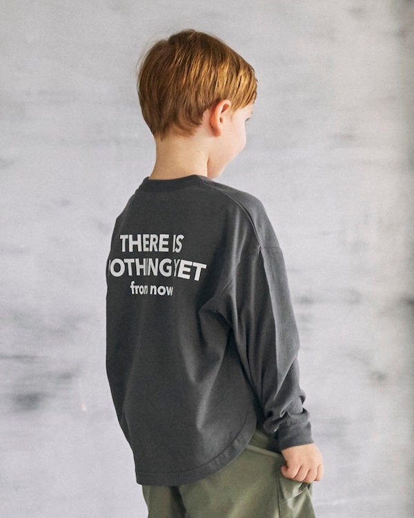 【ジェネレーター】NOTHING L/S Tシャツ / チャコールグレー