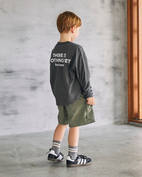 【ジェネレーター】NOTHING L/S Tシャツ / チャコールグレー