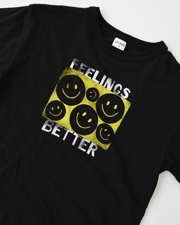 【セカンド】SMILE Tシャツ / ブラック