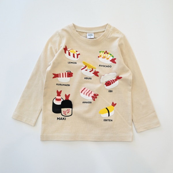 【25FW】えび祭り ロングＴシャツ / アイボリー