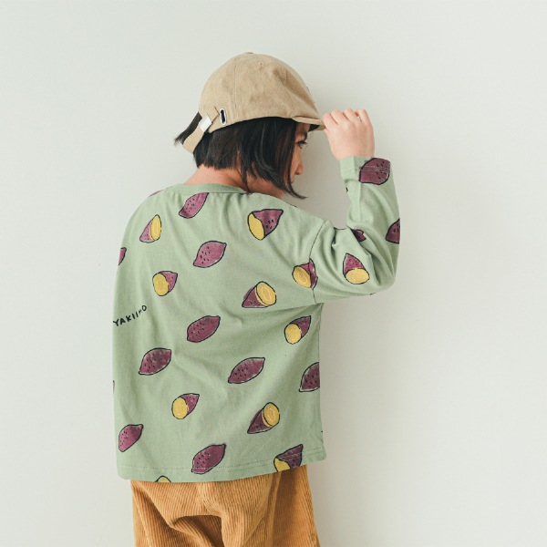 【25FW】やきいも ロングＴシャツ / オリーブ
