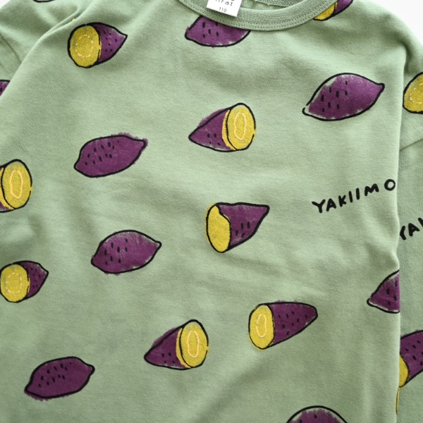 【25FW】やきいも ロングＴシャツ / オリーブ