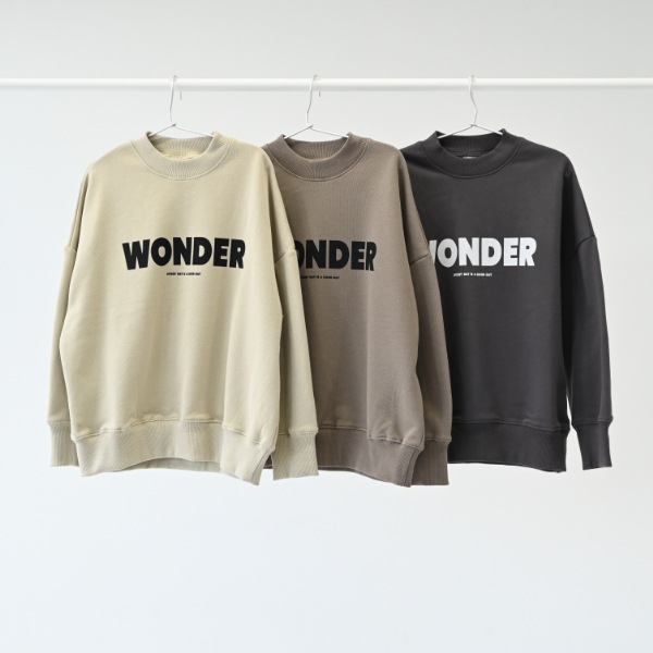 【25FW】WONDER トレーナー / ベージュ