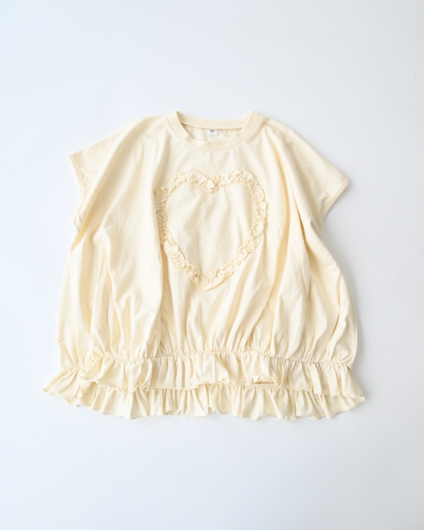 【26PS】ハートバルーンＴシャツ / アイボリー